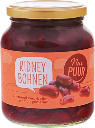 Kidney Bohnen 18 x 350 gr Kidney Bohnen 18 x 350 gr von nur puur