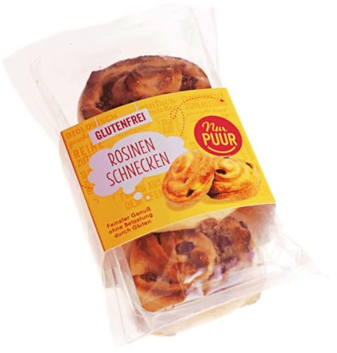 Rosinenschnecken, 3 Stück 12 x 170 gr Rosinenschnecken, 3 Stück 12 x 170 gr von nur puur