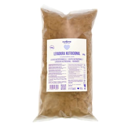Hefeflocken 500 gr | Nährhefe | Reich an Proteinen und Vitaminen der B-Gruppe | Glutenfrei | Vegan | Low carb | von nut&me