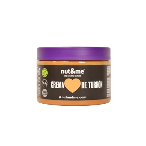 Nougatcreme 250 gr nut&me | Aus Mandeln | Jijona Nougat Geschmack | Glutenfrei | Proteinquelle | Ohne GVO von nut&me
