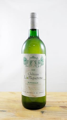 Château La Paquerette Flasche Wein Jahrgang 1988 von occasionvin