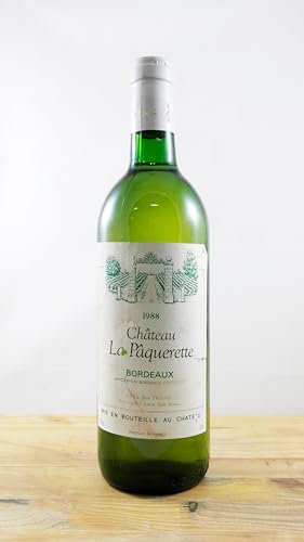 Château La Paquerette Flasche Wein Jahrgang 1988 Château La Paquerette Flasche Wein Jahrgang 1988 von occasionvin