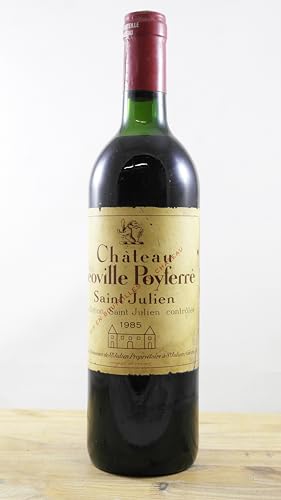 Château Léoville Poyferré Flasche Wein Jahrgang 1985 HE von occasionvin