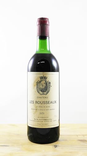 Château Les Rousseaux Flasche Wein Jahrgang 1979 von occasionvin