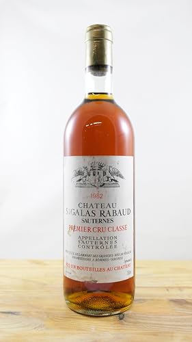 occasionvin Château Sigalas Rabaud Flasche Wein Jahrgang 1982 von occasionvin