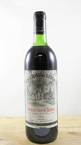 Château du Giron Flasche Wein Jahrgang 1978 Château du Giron Flasche Wein Jahrgang 1978 von occasionvin