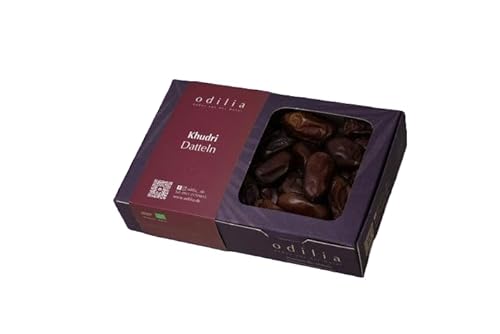 Odilia Bio Khudri Datteln | Vegane & glutenfreie Nascherei | Ohne raffinierten Zucker | Mit Datteln gesüßt | Made in Germany 750g Odilia Bio Khudri Datteln | Vegane & glutenfreie Nascherei | Ohne raffinierten Zucker | Mit Datteln gesüßt | Made in Germany 750g von odilia
