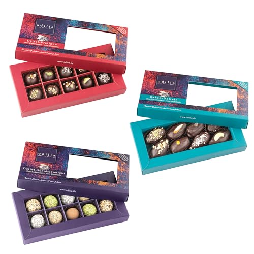 Odilia Pralinen-Trio: 3 köstliche Sorten für Genießer | Handgemacht | Bio-Qualität | Geschenkidee : 3 köstliche Sorten für Genießer Odilia Pralinen-Trio: 3 köstliche Sorten für Genießer | Handgemacht | Bio-Qualität | Geschenkidee : 3 köstliche Sorten für Genießer von odilia