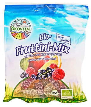 ökovital Bio-Fruttini-Mix, ohne Gelatine 100g ökovital Bio-Fruttini-Mix, ohne Gelatine 100g von Ökovital