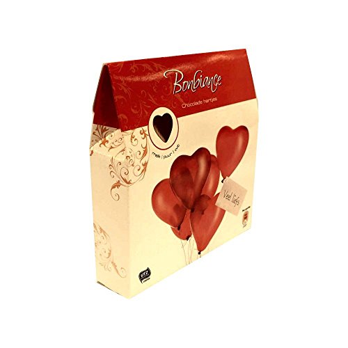 Bonbiance Chocolade hartjes 100g Geschenkpackung (Schokoladen-Herzen) von ohne Hersteller