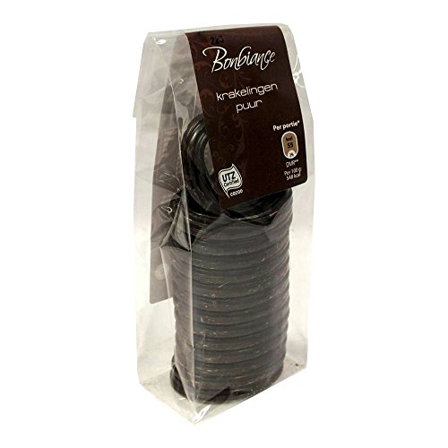 Bonbiance krakelingen puur 150g Beutel (zartherbe Schokolade) von ohne Hersteller