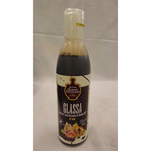 Giuseppe Cremonini Glassa Aceto Balsamico di Modena Fig 250ml Flasche (Balsamico Essig Glasur Feige) von ohne Hersteller