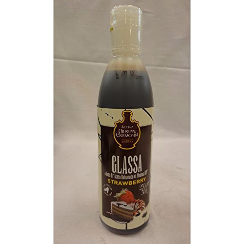 Giuseppe Cremonini Glassa Aceto Balsamico di Modena Strawberry 250ml Flasche (Balsamico Essig Glasur Erdbeere) von ohne Hersteller