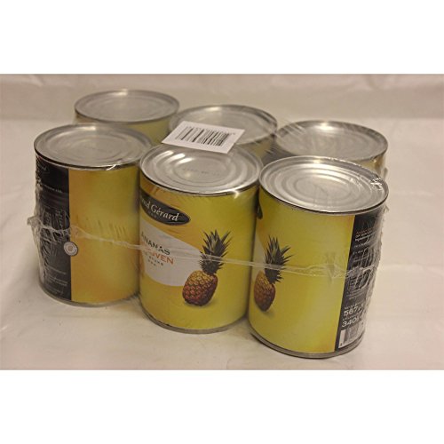 Grand Gérard Ananas Schijven 6 x 567g Konserve (Ananas Scheiben) von ohne Hersteller