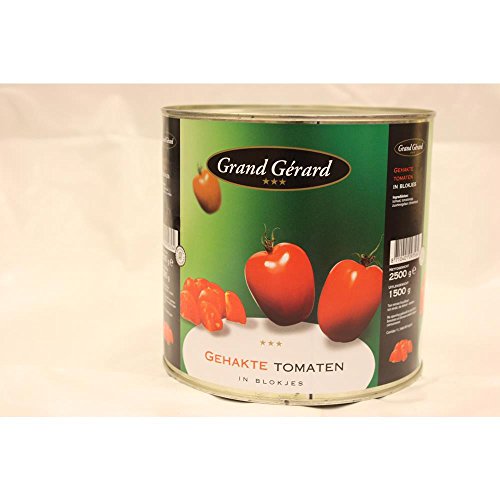 Grand Gérard Gehakte Tomaten in Blokjes 2500g Konserve (gewürfelte Tomaten) von ohne Hersteller
