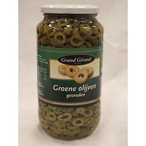 Grand Gérard groene Olijven gesneden 935ml Glas (geschnittene grüne Oliven) von ohne Hersteller