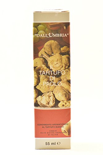 Il Tartufo di Paolo Olijfolie Extra Vergine met Witte Truffel 55ml Flasche (Extra native Olivenöl mit weißen Trüffeln) von ohne Hersteller