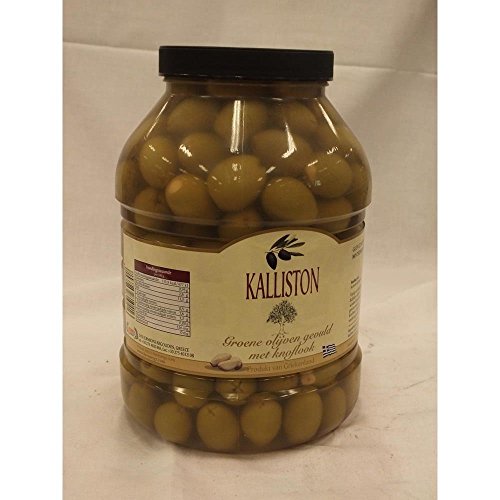 Kalliston groene Olijven gevuld met Knoflook 2350g Dose (grüne Oliven gefüllt mit Knoblauch) von ohne Hersteller