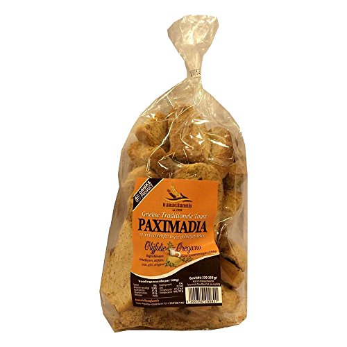 Karagiannis Paximadia Griekse Toast 330g Beutel (mit Olivenöl & Oregano) von ohne Hersteller