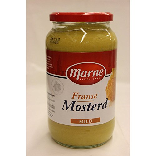 Marne Franse Mosterd mild1000g Glas (Französicher Senf mild) von ohne Hersteller