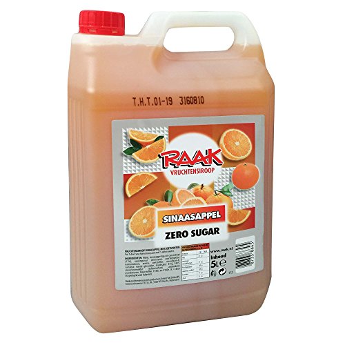 Raak Vruchtensiroop Sinaasappel Zero Sugar (5l Kanister Orange zuckerfrei) von ohne Hersteller