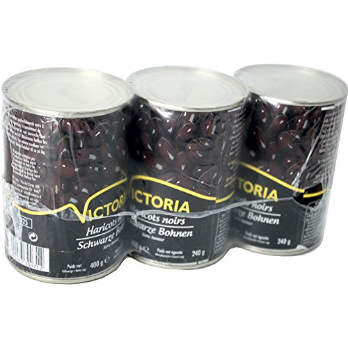 Victoria Black Beans 3 x 400g Konserve (schwarze Bohnen) von ohne Hersteller