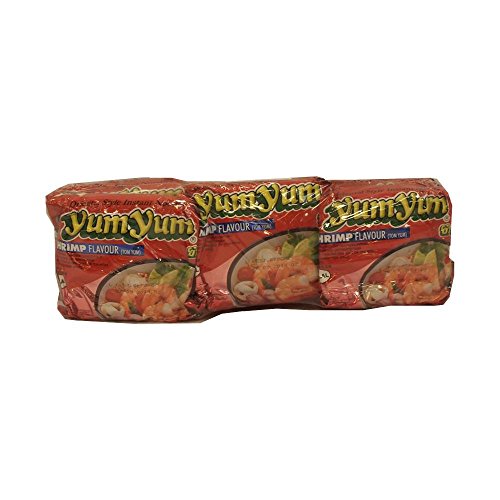 YumYum Instant Noodles Shrimp Flavour 'Tom Yum' 6 x 60g Packung (Instant Nudeln Garnelengeschmack) von ohne Hersteller