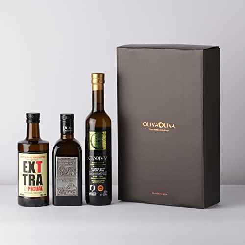 Die besten Nativen Olivenöle Extra der Welt (Olive Japan 2021) - Packung mit 3 Flaschen à 500 ml (Kartonverpackung) von olivaoliva