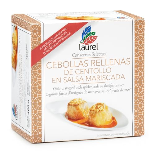 Laurel - Rell-Zwiebeln. Krabben-Meeresfrüchte-Sauce Dose 400 g | Aromen von Asturien Laurel - Rell-Zwiebeln. Krabben-Meeresfrüchte-Sauce Dose 400 g | Aromen von Asturien von olivaoliva