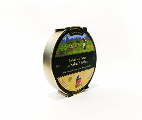 Laurel - Wildschwein mit Steinpilzen in Rús-Sauce Dose 280 g | Aromen von Asturien Laurel - Wildschwein mit Steinpilzen in Rús-Sauce Dose 280 g | Aromen von Asturien von olivaoliva