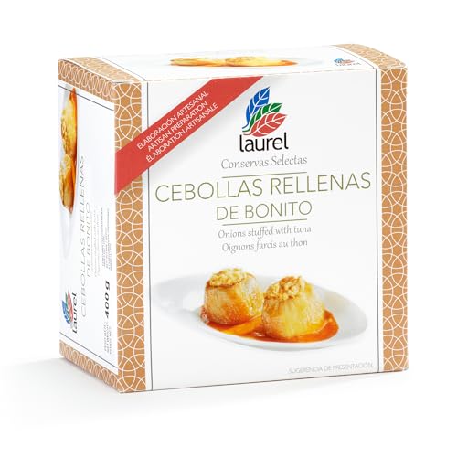 Laurel - Zwiebeln gefüllt mit Bonito Dose 400 g | Aromen von Asturien Laurel - Zwiebeln gefüllt mit Bonito Dose 400 g | Aromen von Asturien von olivaoliva