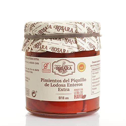 Pimi. Extra ganzes Piquillo-Glas 250 ml von olivaoliva