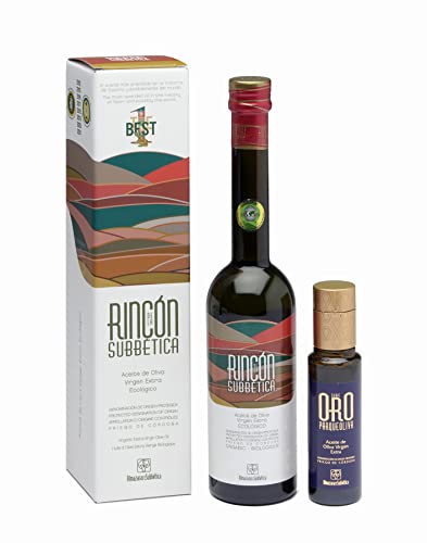 Rincon de la Subbetica 500 ml und Parqueoliva Serie Oro 100 ml - Geschenkpackung Spanisches Natives Olivenöl Extra von olivaoliva
