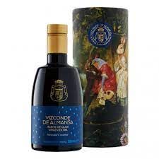 VIZCONDE DE ALMANSA | Natives Olivenöl Extra Sorte Coratina – mit Etui – Glasflasche 500 ml von olivaoliva
