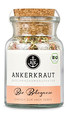Ankerkraut - BIO Bolognese Gewürz - 90g - im Korkenglas - DE-ÖKO-005 von olivenoel.de