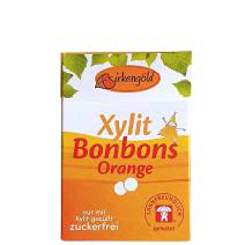 Birkengold - Xylit Bonbons Orange 30g von olivenoel.de