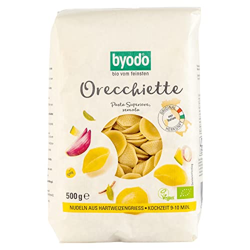 Byodo - Orecchiette (Öhrchen) - Hell / Semola - BIO - 500g - DE-ÖKO-013 von Byodo
