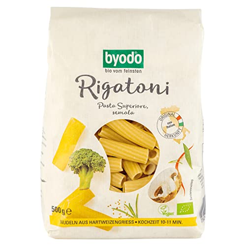 Byodo - Rigatoni - Hell / Semola - BIO - 500g - DE-ÖKO-013 Byodo - Rigatoni - Hell / Semola - BIO - 500g - DE-ÖKO-013 von Byodo