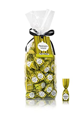 TartufLanghe - Trifulòt Pistachio - Süße Trüffelpralinen mit Pistazien, 200g Beutel, ausgezeichnete Qualität von olivenoel.de