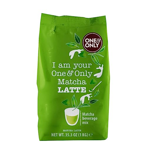 One&Only Matcha Latte Instant Pulver - 1000g Beutel (15% Matcha-Anteil) von one&only