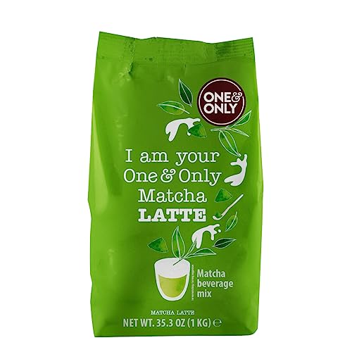 One&Only Matcha Latte Instant Pulver - 1000g Beutel (15% Matcha-Anteil) von One&Only