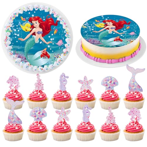 13 Stück Meerjungfrau Tortenaufleger, 20cm Meerjungfrau Tortendeko Essbar mit Meerjungfrau Cupcake Toppers, Meerjungfrau Kuchen Deko, Meerjungfrau Tortenaufleger Foto, Tortenaufleger Mädchen 13 Stück Meerjungfrau Tortenaufleger, 20cm Meerjungfrau Tortendeko Essbar mit Meerjungfrau Cupcake Toppers, Meerjungfrau Kuchen Deko, Meerjungfrau Tortenaufleger Foto, Tortenaufleger Mädchen von oosheon