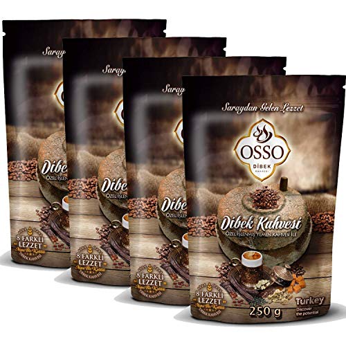 Osso Ottoman Dibek Kaffee 250 g (4er Pack) von osso