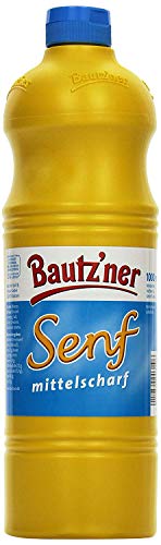 Bautzner Senf - mittelscharf - 1l Spenderflasche von ostprodukte-versand