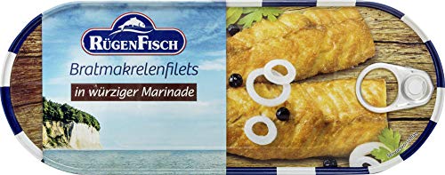 Bratmakrelenfilets in würziger Marinade 500g Rügenfisch - Ostwaren aus der DDR Bratmakrelenfilets in würziger Marinade 500g Rügenfisch - Ostwaren aus der DDR von ostprodukte-versand