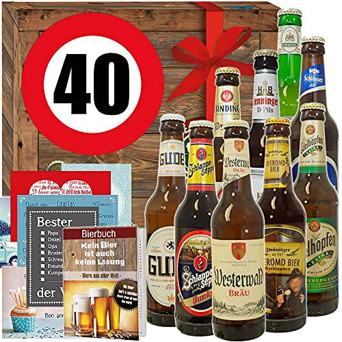 Geschenk für Männer zum 40. / Geschenkbox Bier/Deutsche Biere Geschenk für Männer zum 40. / Geschenkbox Bier/Deutsche Biere von ostprodukte-versand