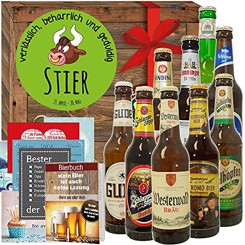 Sternzeichen Stier ++ Deutsche Biere ++ Stier Mann Geschenk Sternzeichen Stier ++ Deutsche Biere ++ Stier Mann Geschenk von ostprodukte-versand