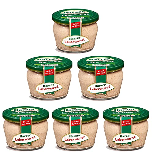 ostprodukte-versand 6x Harzer Leberwurst, 200g (1,2 kg) von ostprodukte-versand