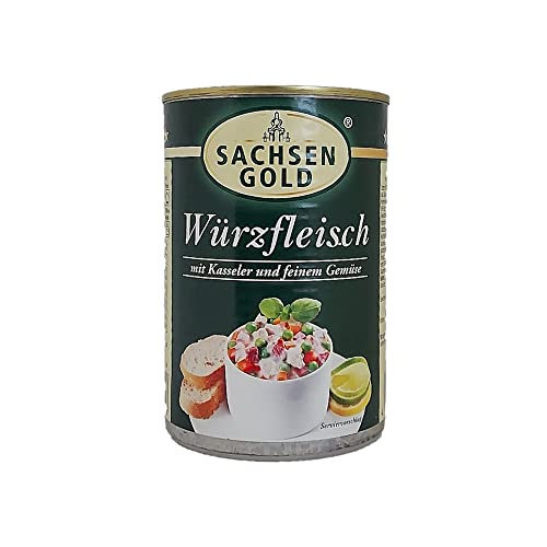 Sachsen Gold Würzfleisch 400g mit Ostalgie-Karte Alles Gute Sachsen Gold Würzfleisch 400g mit Ostalgie-Karte Alles Gute von ostprodukte-versand