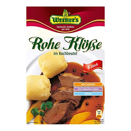 Werner Rohe Klöße - 6 Stück im Beutel Werner Rohe Klöße - 6 Stück im Beutel von ostprodukte-versand